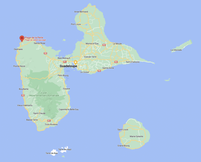 Plage de la perle Guadeloupe Deshaies tout savoir