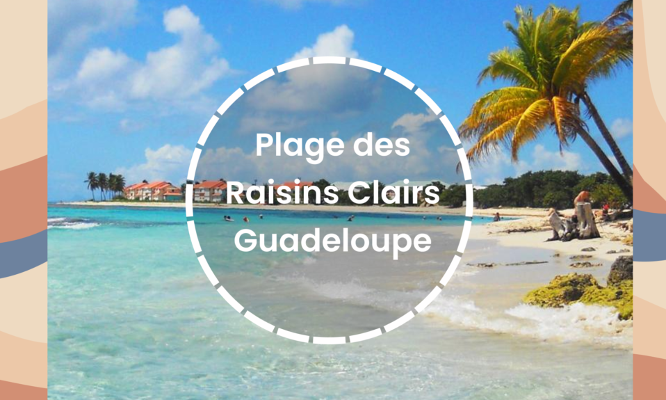 Plage des raisins clairs guadeloupe