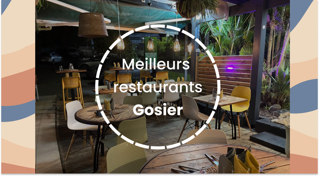 restaurant gosier guadeloupe