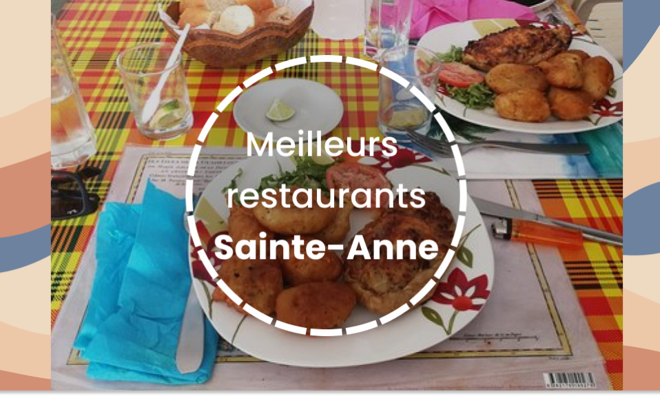 restaurants Sainte-Anne