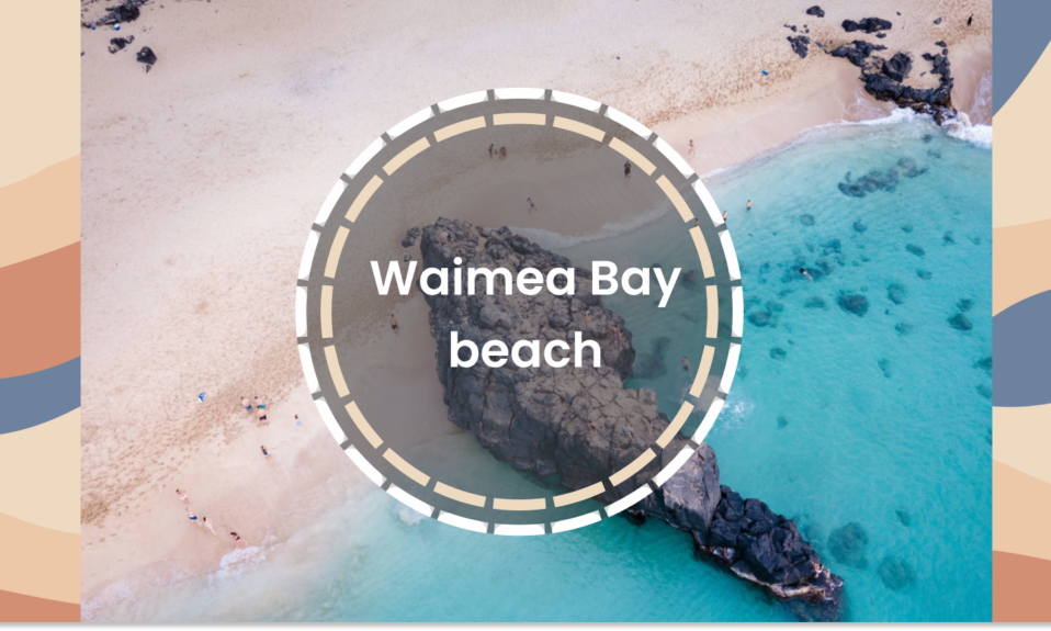 Waimea Bay beach