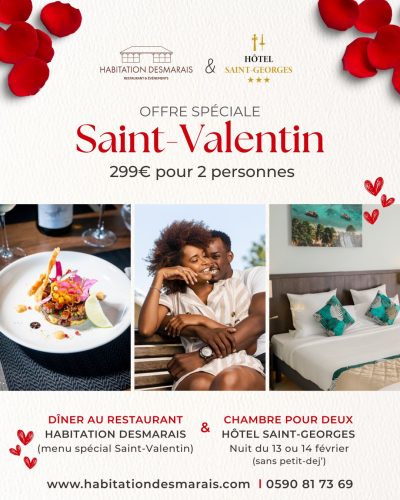 Saint -Valentin à Basse-Terre habitation desmarais
